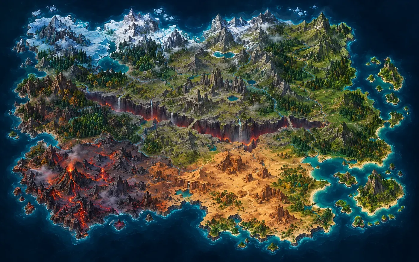 Mapa La Gran Grieta